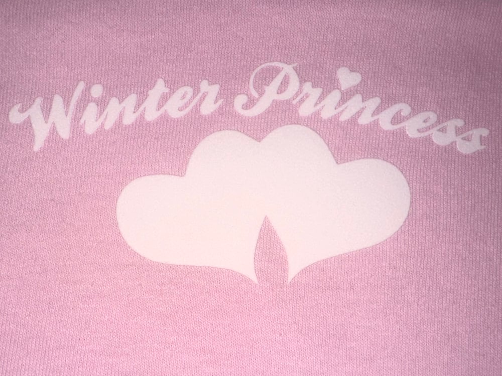 Image of 💭🩷New Winter Princess Tee 🩷💭⛸️