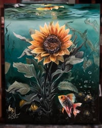 Image 1 of “Strange Visitor” Original painting 