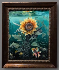Image 2 of “Strange Visitor” Original painting 