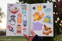 Image 3 of Sakura Totoro Reusable Sticker Book (U.S. ONLY)