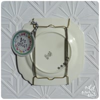 Image 2 of Harry (Treat People with Kindness) - Hand Painted Vintage Plate
