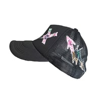 Image of Flower Jungle Leopard Lifestyle Trucker Hat