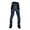 Image of Tri-Tone Blue/Black Mixed Race Denim Jeans
