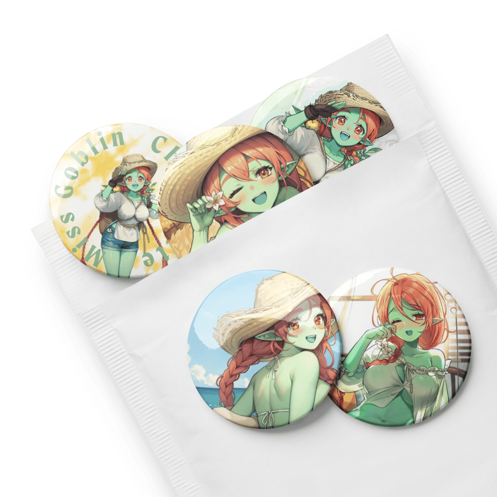 Image of Isekai - Charlotte - Set of Pin Buttons