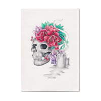 Image 1 of Flower Skull