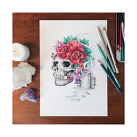 Image 2 of Flower Skull