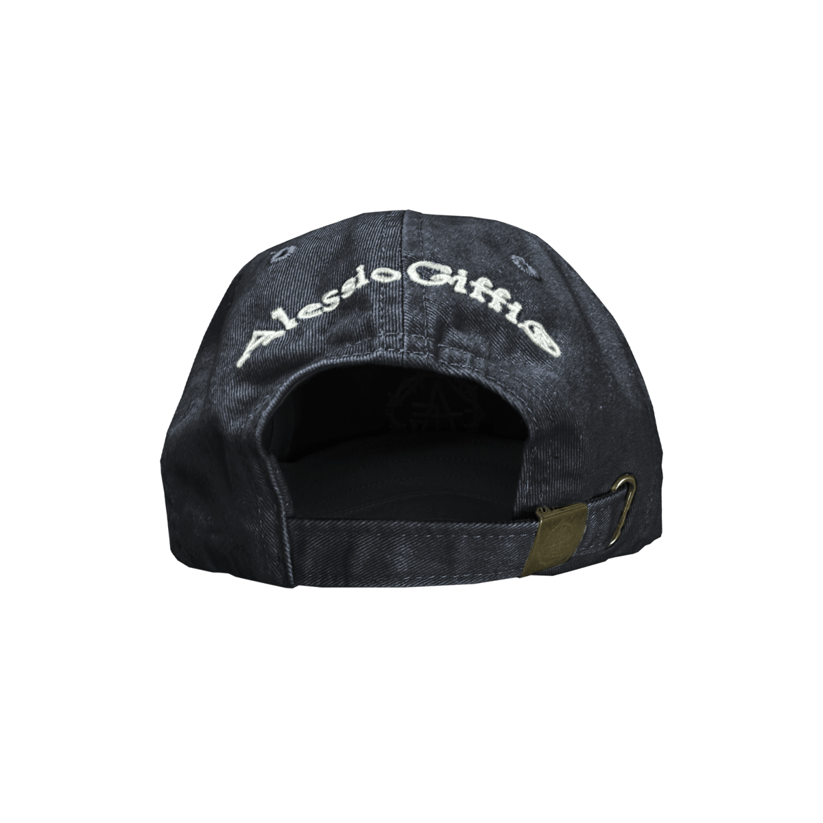 Image of Stone washed Baseball Cap vintage black - Logo
