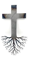 Cross with roots