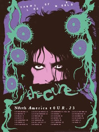 The Cure – North American Tour Poster – Lavender/ Mint (Open Edition)