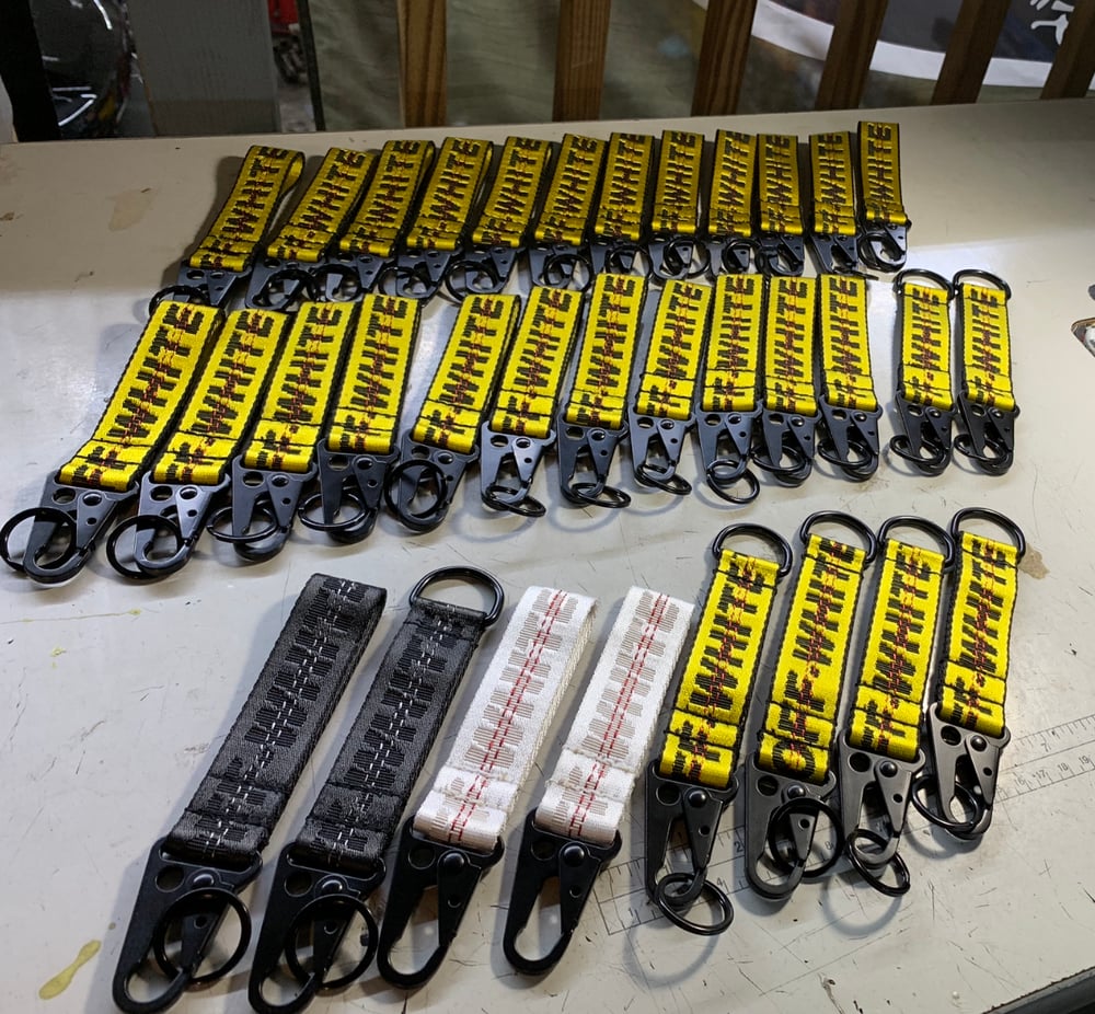 Custom Authentic “OFFWHITE” keychains