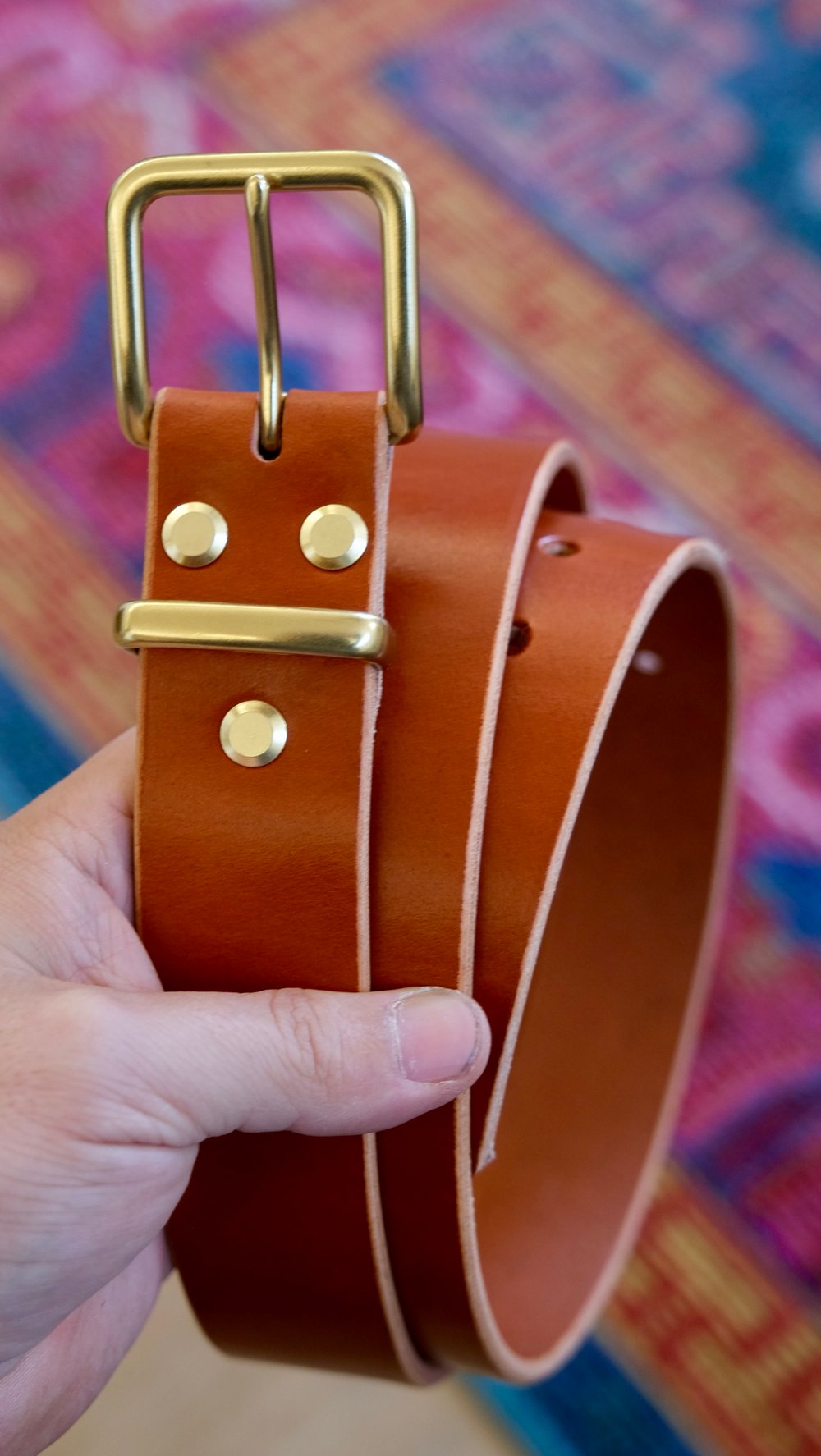 Image of Brown Belt - Gold Hardware