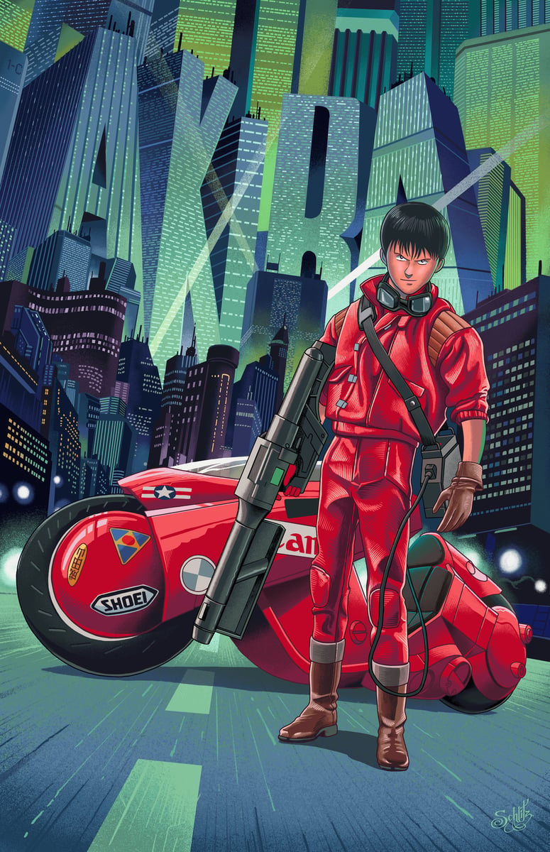 Akira Kaneda Bike | Schlitz Art