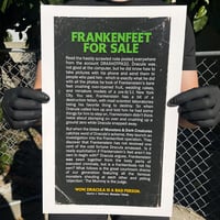 Image 2 of Selling Frankenstein's Feet Pix Online - 11 x 17 Print