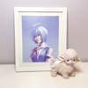 Rei 8x10" Neon Genesis Evangelion Girl Anime Art Poster Print