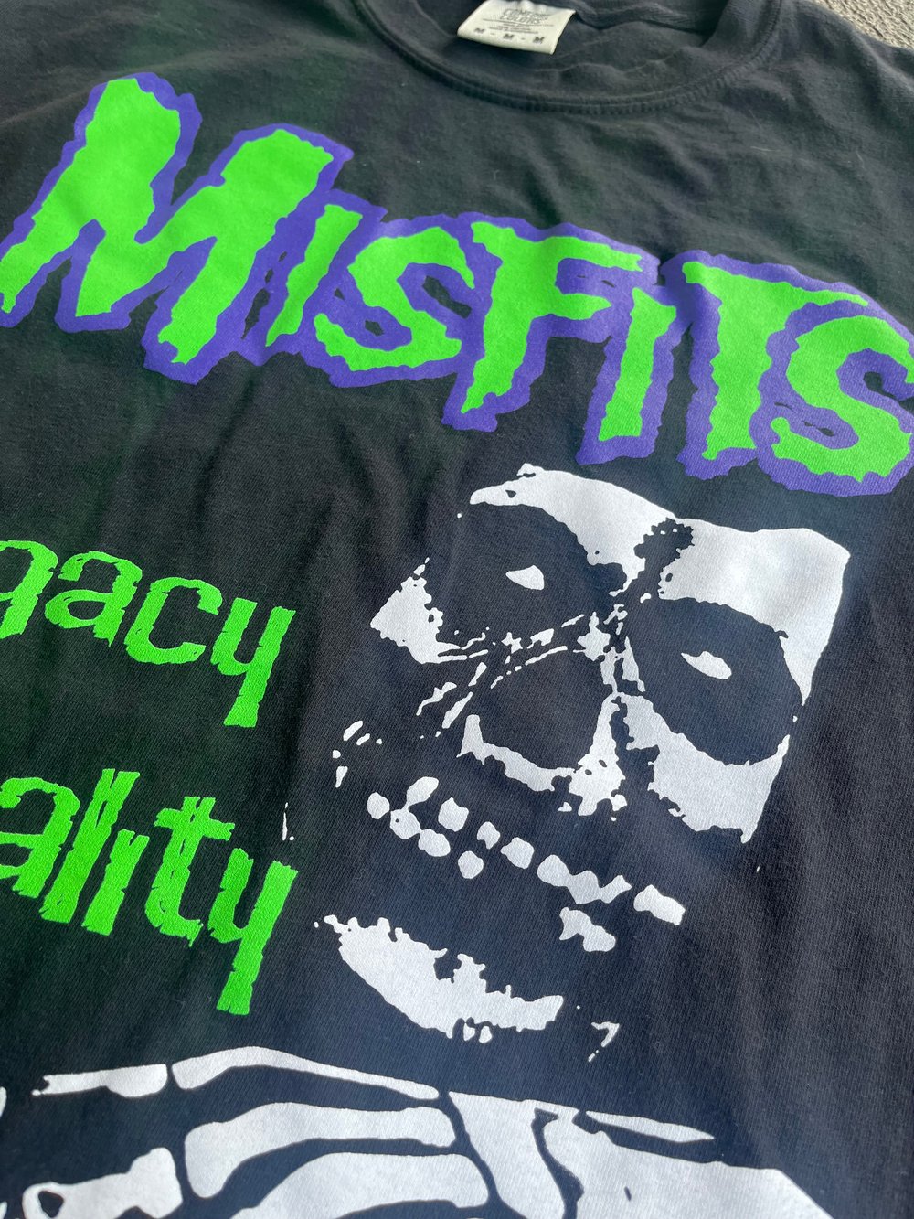 MISFITS 'Legacy Of Brutality' T-Shirt (Green/Purple)