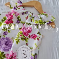 Image 1 of White Floral Summer Dress