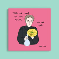 Image 1 of MARIE CURIE STAMPA 20X20