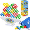  Balance Block Tetra Tower Stack Attack Board Game Building Brick Puzzle Stacking Assembly 