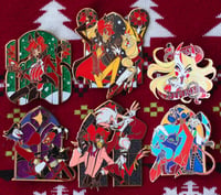 DECK DA HALLS!! A Hazbin Hotel Holiday Pin Series!