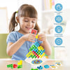  Balance Block Tetra Tower Stack Attack Board Game Building Brick Puzzle Stacking Assembly 