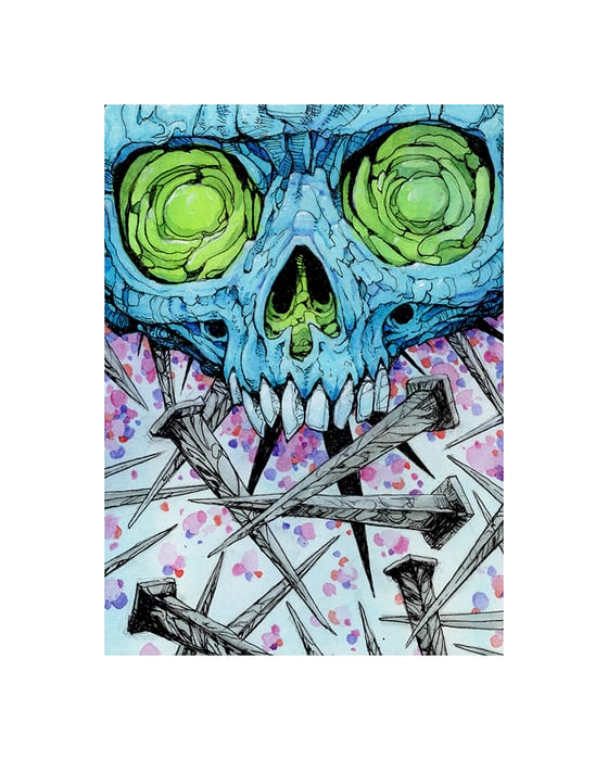 Image of Blue Spike Art Print
