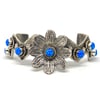 Glistening Flower Cuff Bracelet