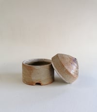 Image 2 of Lidded jar with a cut foot SALE