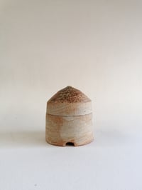 Image 1 of Lidded jar with a cut foot SALE