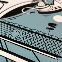 Image 4 of S-FLY WALK OF FAME (SILKSCREEN PRINT) (BLUE)