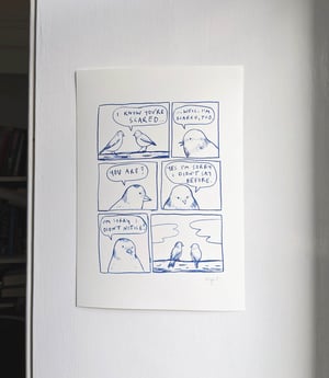 I'm Scared, Too - A4 Print