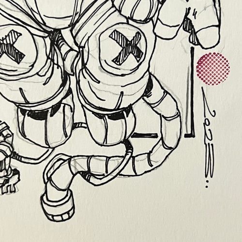 Image of SPACE MONKEY DRAWING