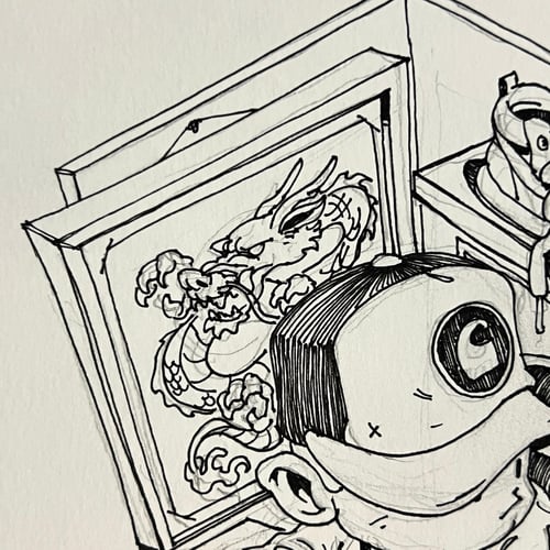 Image of DRAGONS LAIR DRAWING