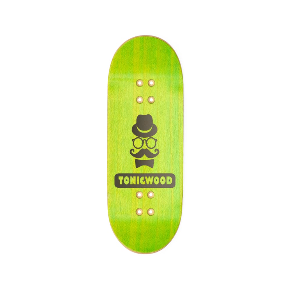 Image of TonicWood "FBC Collab" Engraved Deck (Green)