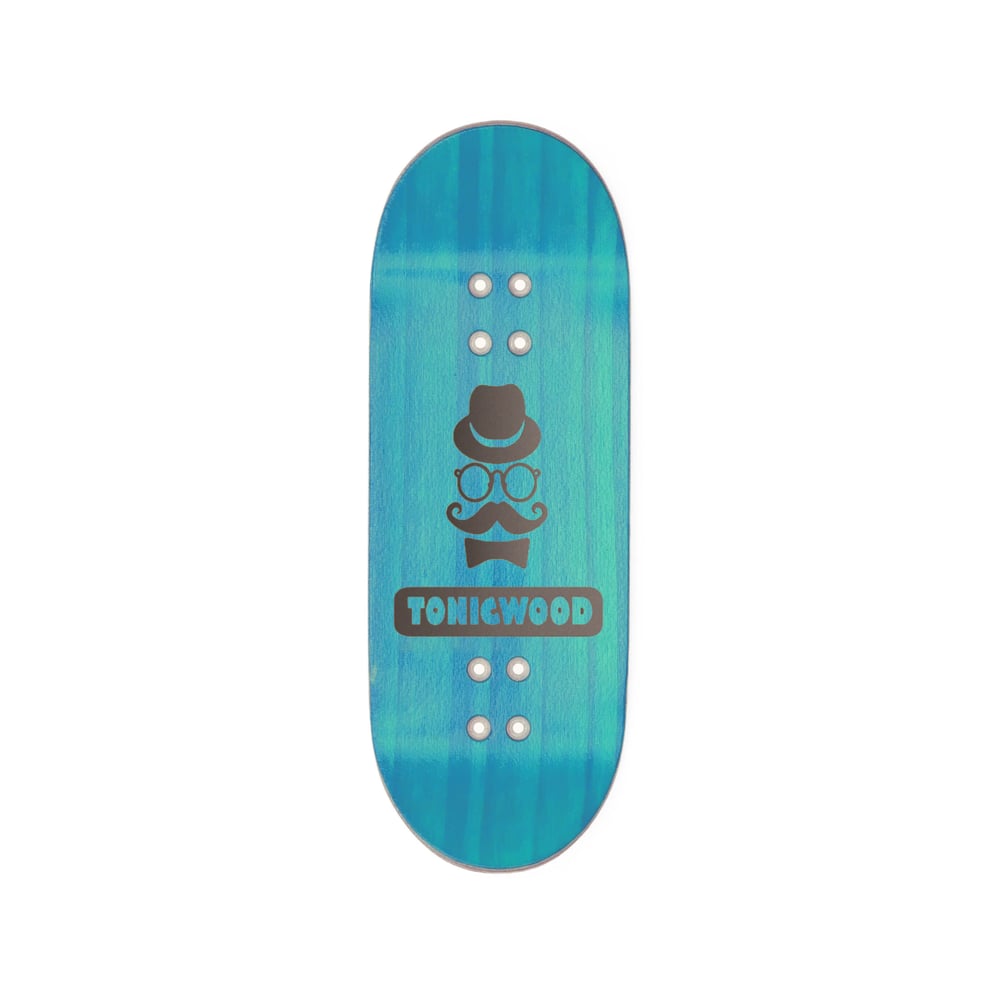 Image of TonicWood "FBC Collab" Engraved Deck (Blue)