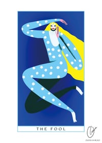 Image 2 of Omni Tarot High-Quality Giclée Prints (THE FOOL, HIGH PRIESTESS, STRENGTH, THE MOON, DEATH)