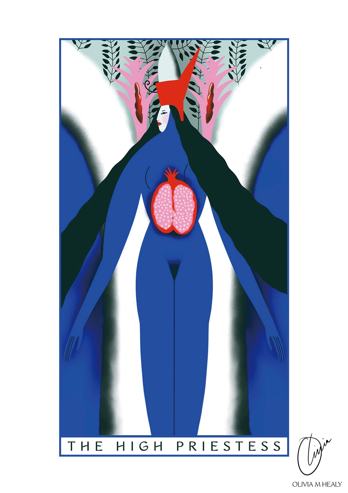 Omni Tarot High-Quality Giclée Prints (THE FOOL, HIGH PRIESTESS