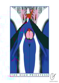 Image 3 of Omni Tarot High-Quality Giclée Prints (THE FOOL, HIGH PRIESTESS, STRENGTH, THE MOON, DEATH)