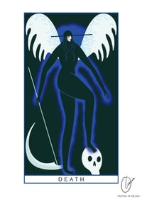 Image 4 of Omni Tarot High-Quality Giclée Prints (THE FOOL, HIGH PRIESTESS, STRENGTH, THE MOON, DEATH)