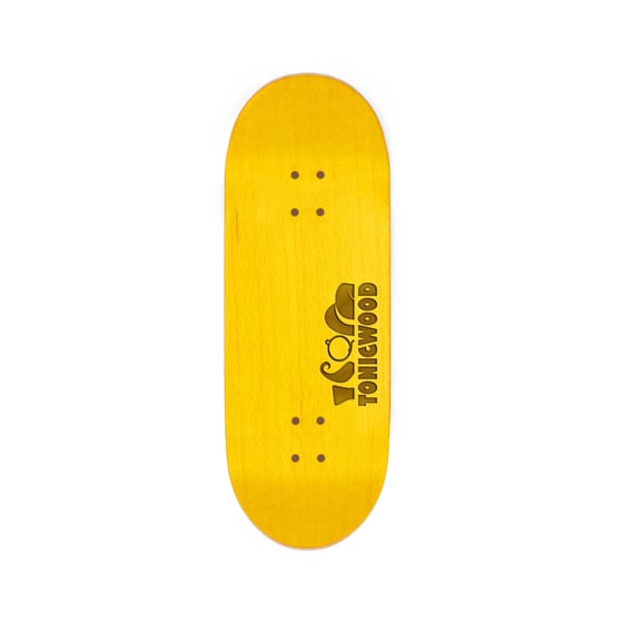 Image of TonicWood "FBC Collab" Engraved Deck (Yellow)