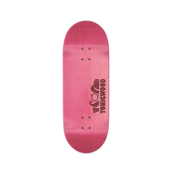 Image of TonicWood "FBC Collab" Engraved Deck (Pink)