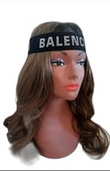 Crystal Balenciaga Fashion Headband 