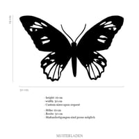 Image 3 of Fensteraufkleber aus Milchglasfolie Schmetterling