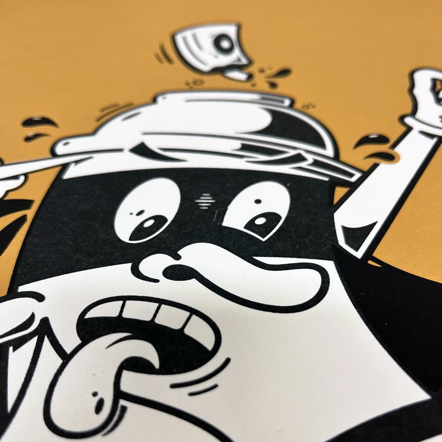 Image of S-FLY WALK OF FAME (SILKSCREEN PRINT) (YELLOW)
