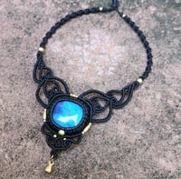 Image 1 of Labradorite Scrolls Choker