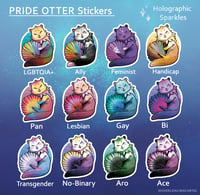 Image 1 of PRIDE OTTER Stickers