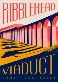 Image of Ribblehead Viaduct Screenprint
