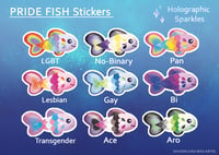 Image 1 of PRIDE FISH Stickers