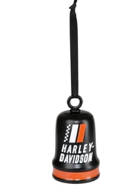 Racing Stripes Riding Bell Ornament