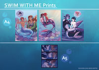 Image 1 of Swim with me - Prints