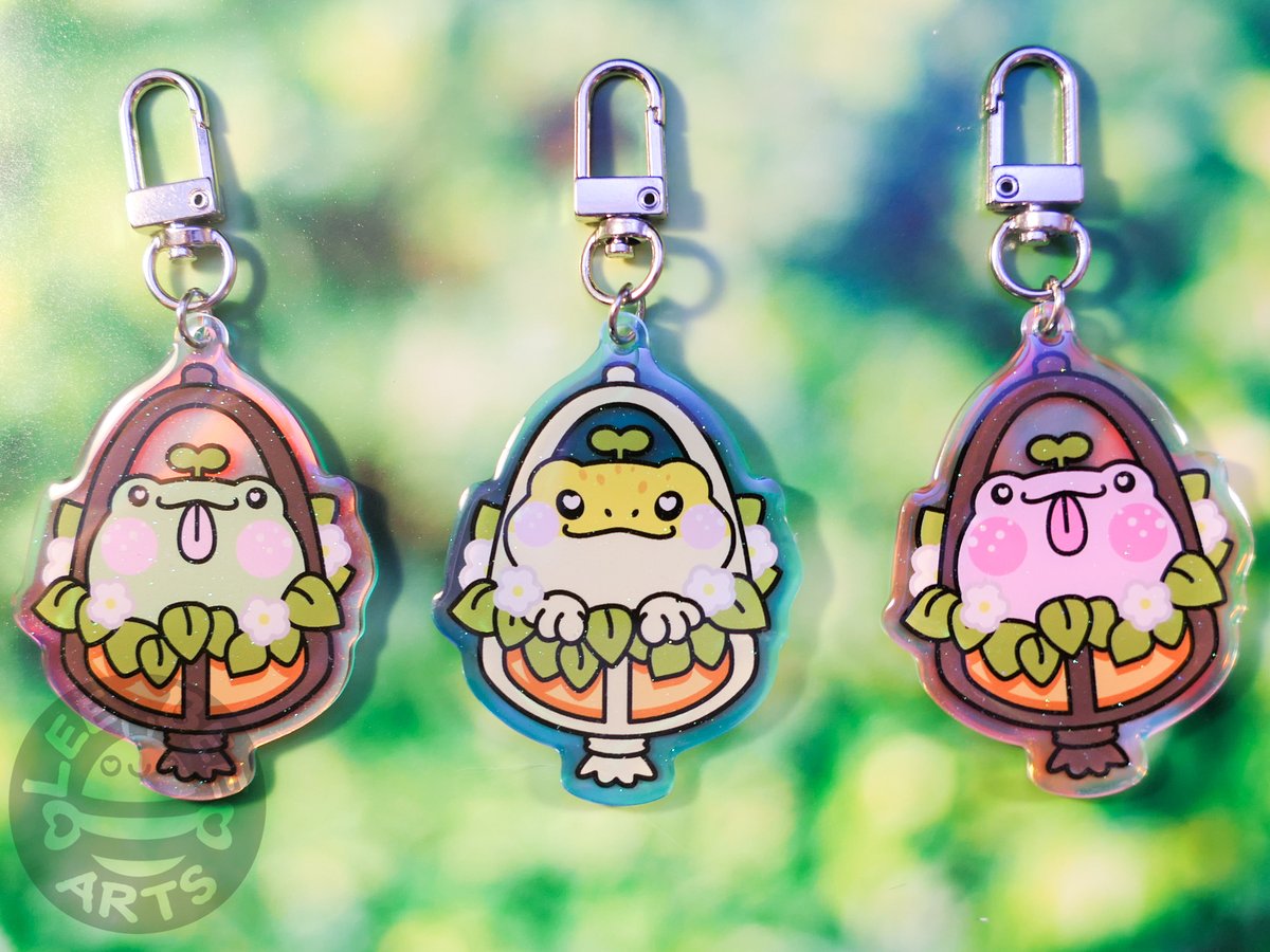 Sprout Keychains: Amphibians | Lee Bee Arts